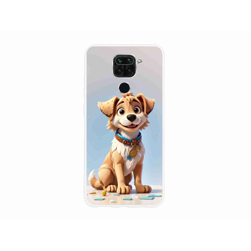 Gél borítás mmCase a Xiaomi Redmi Note 9-hez - rajzfilm kiskutya