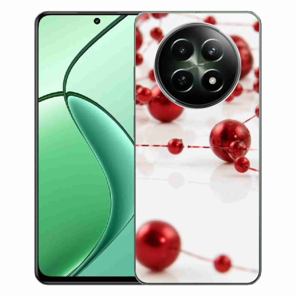 Gél borító mmCase a Realme 12 5G/12x 5G számára - karácsonyi lánc