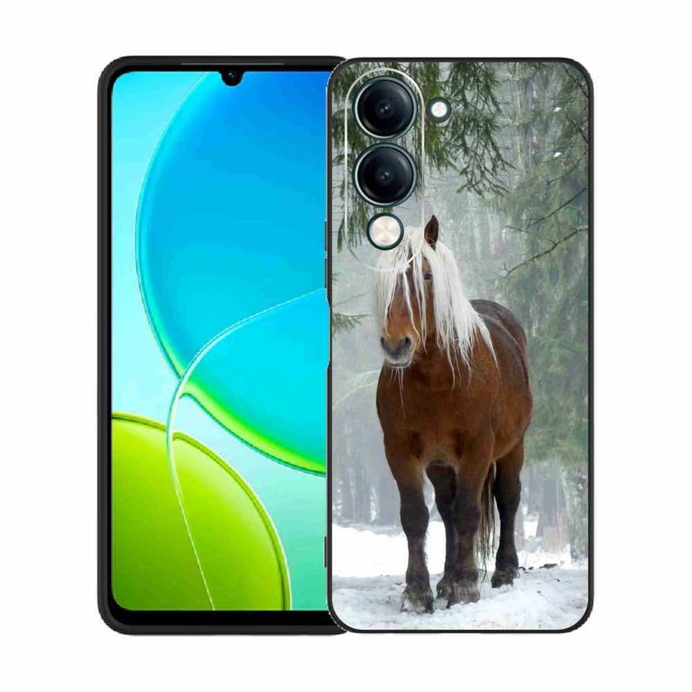 Gél borító mmCase a Vivo Y29s 5G-hez - ló az erdőben