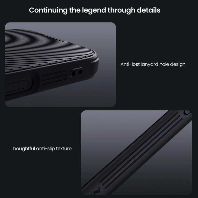 Nillkin CamShield PRO mágneses hátlap Apple iPhone 16 készülékhez Kék