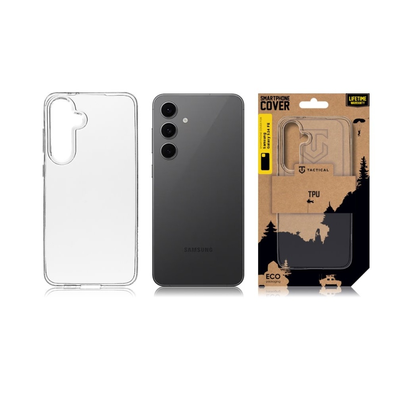 Taktikai TPU borító Samsung Galaxy S24 FE átlátszóhoz