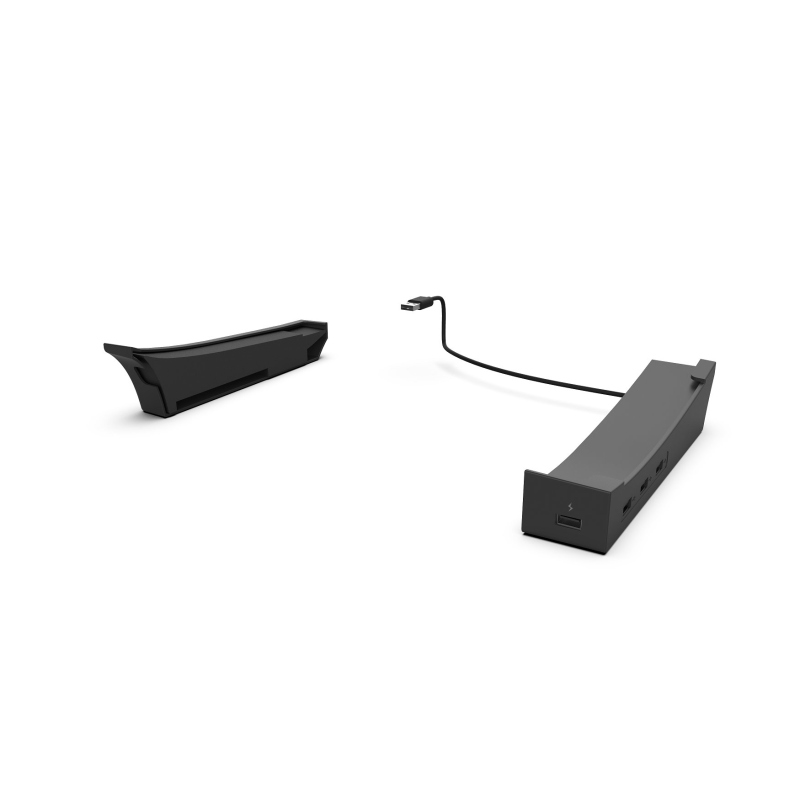 iPega P5S008 Vízszintes állvány USB HUB-bal PS5 Slimhez Fekete