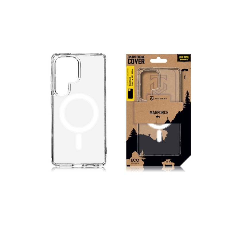 Taktikai MagForce borító Samsung Galaxy S25 Ultra átlátszóhoz