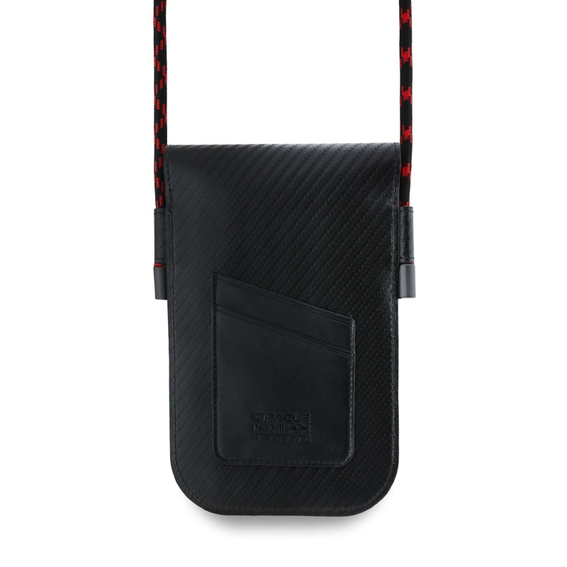 Red Bull PU Carbon telefon táska fekete