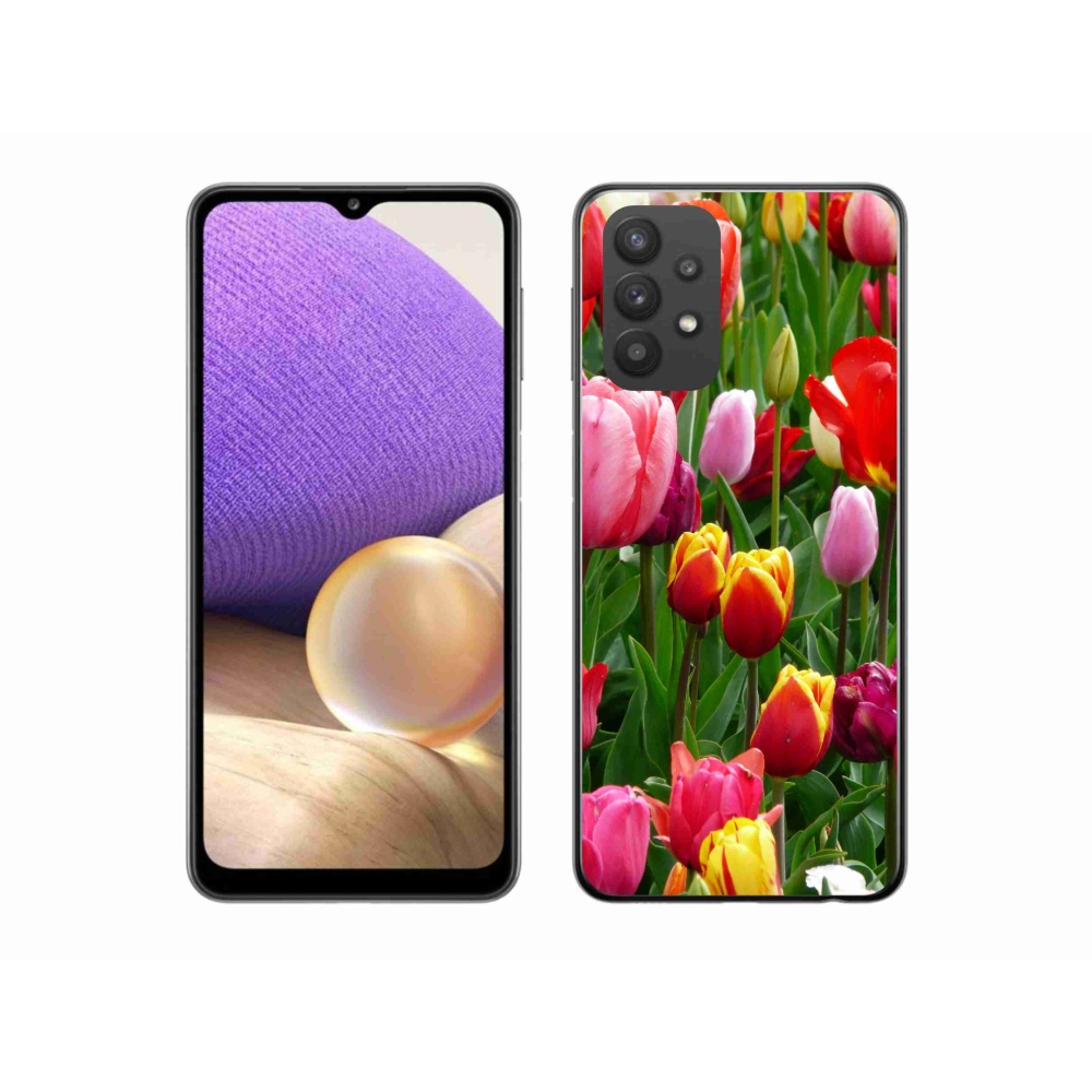 Zselés borítás mmCase Samsung Galaxy A32 5G - tulipánok