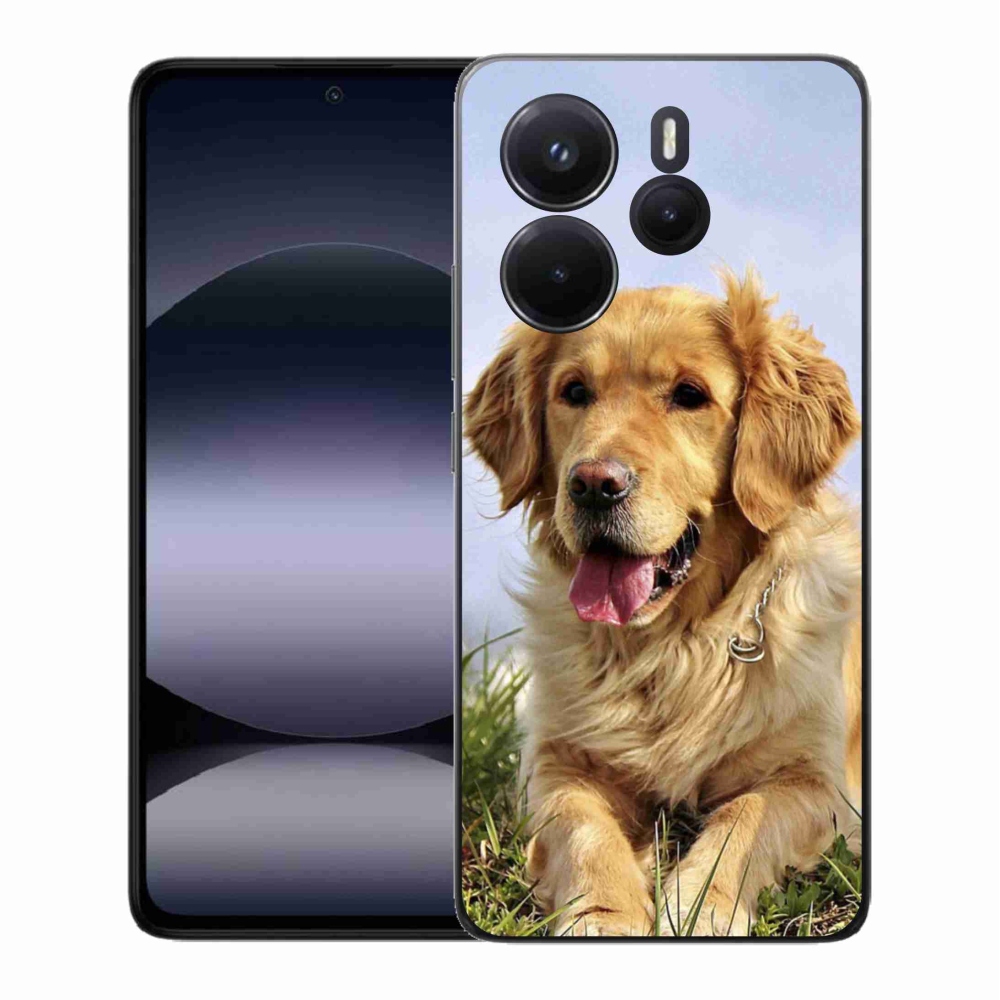 Gél borítás mmCase a Xiaomi Redmi Note 14-hez - arany retriever