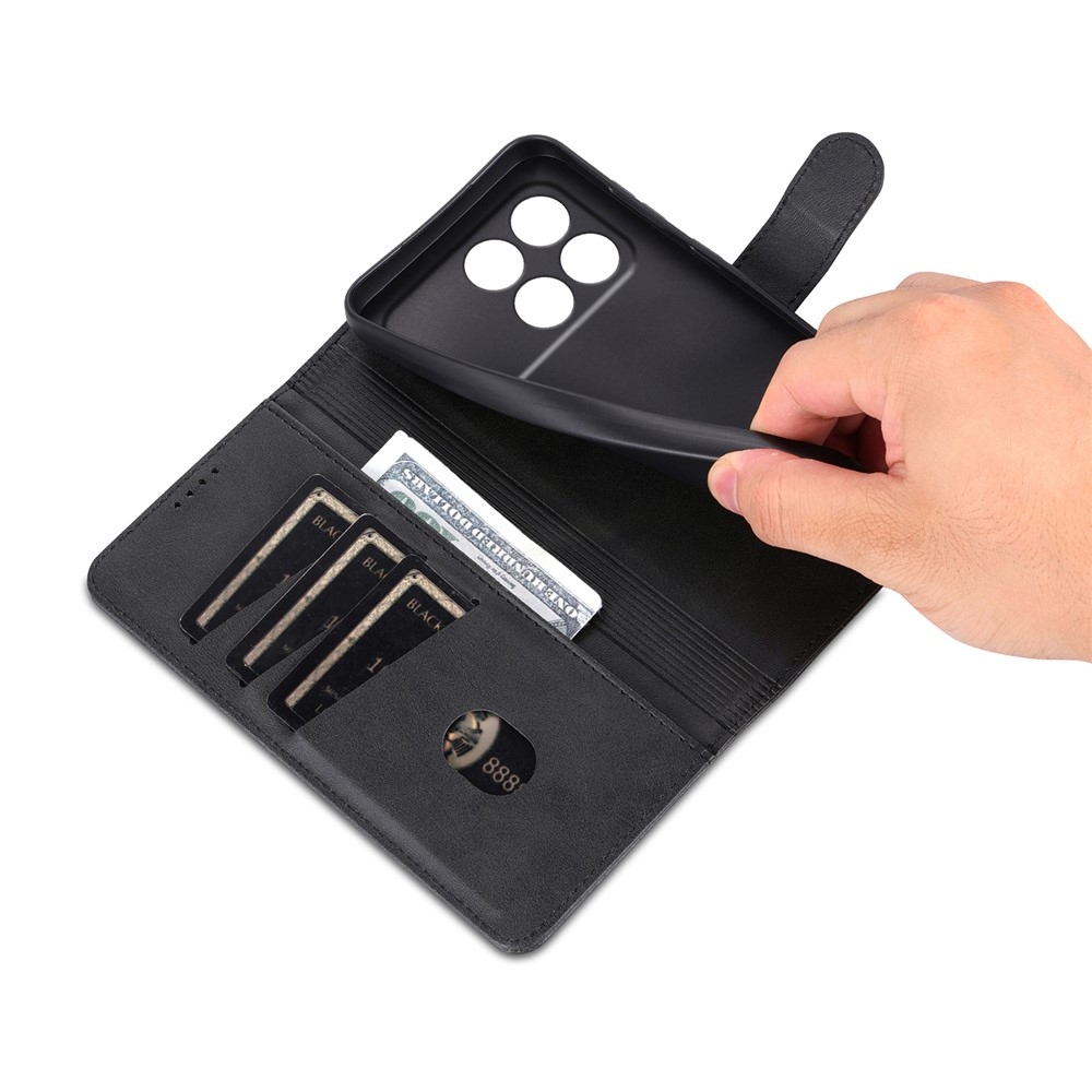 AZNS tok könyv tok Xiaomi Poco F8 Pro 5G - fekete