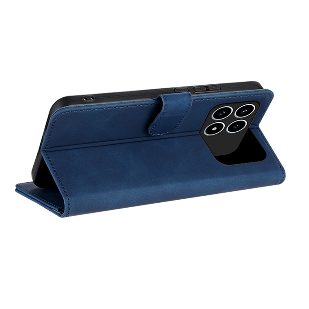 AZNS tok könyv tok Xiaomi Poco F8 Pro 5G-hez - kék