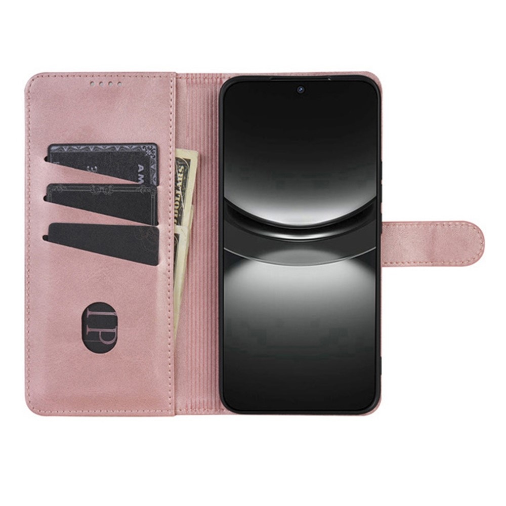 AZNS tok könyv tok Xiaomi Poco F8 Pro 5G-hez - rózsa arany