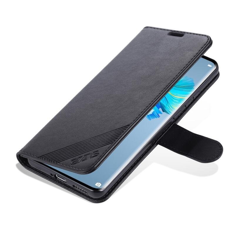 AZNS könyv tok Huawei Mate 40 Pro-hoz - fekete