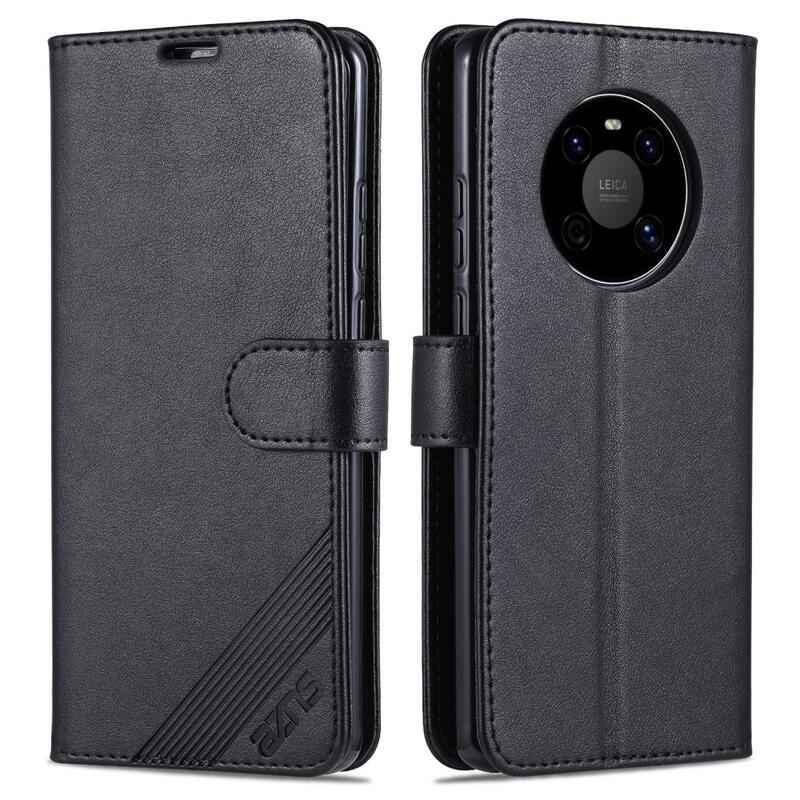 AZNS könyv tok Huawei Mate 40 Pro-hoz - fekete