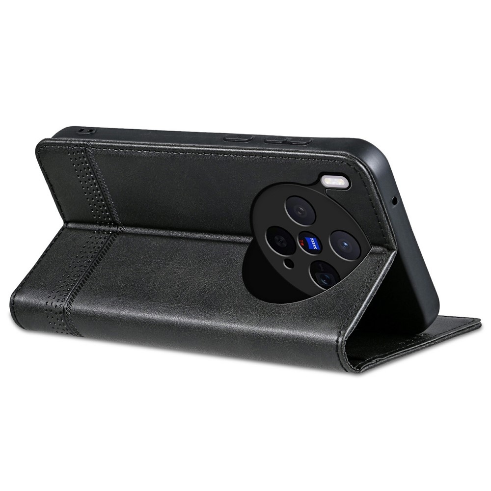 AZNS könyvtok Vivo X300 5G-hez - fekete