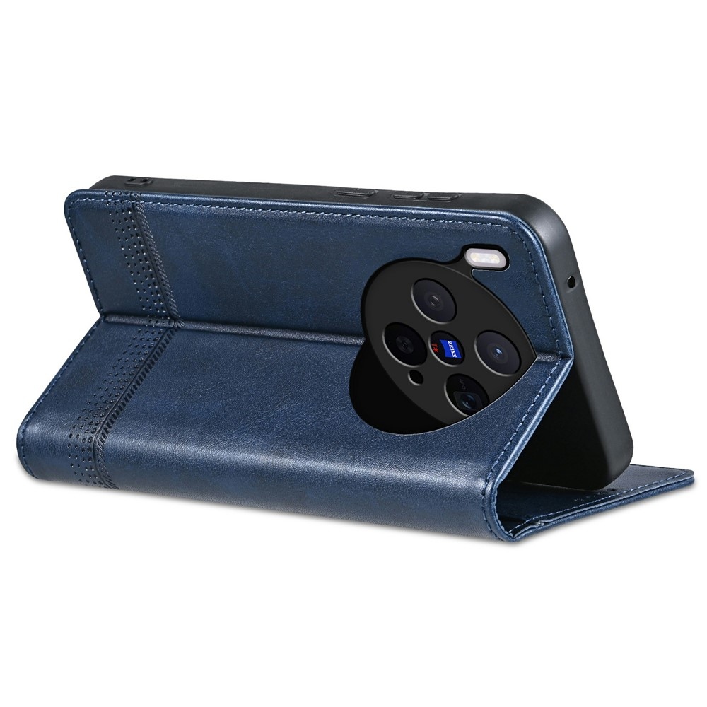 AZNS könyvtok Vivo X300 5G-hez - kék