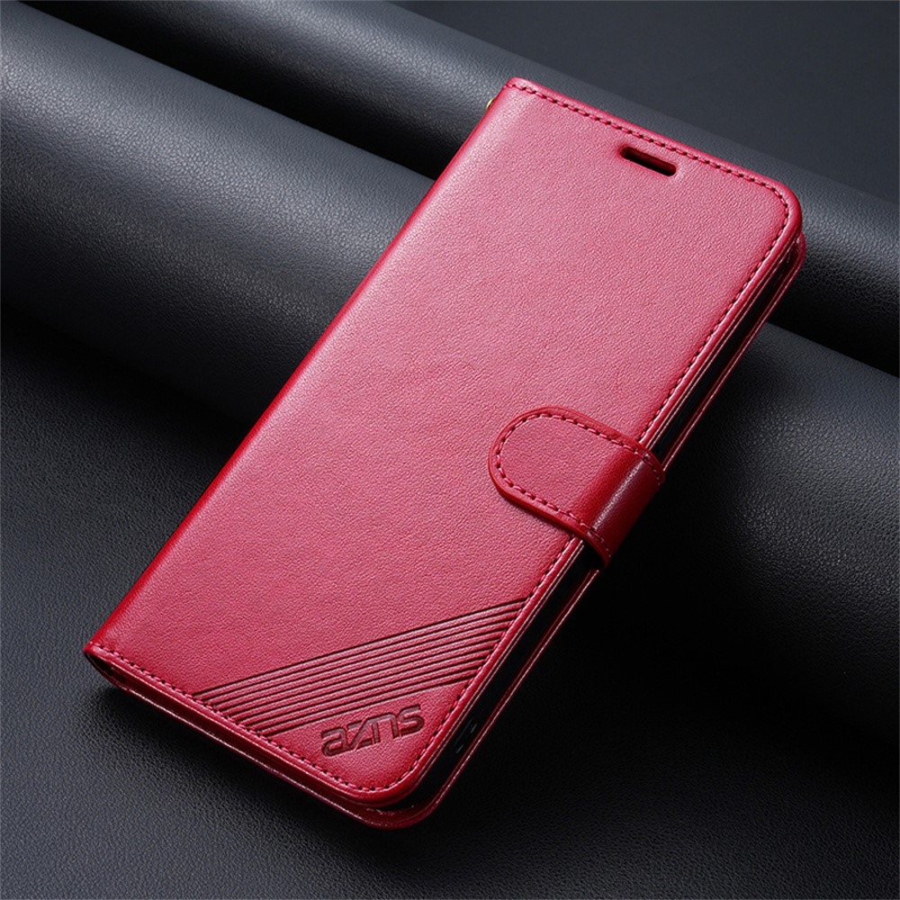 AZNS könyv tok a Xiaomi Poco F8 Pro 5G-hez - piros