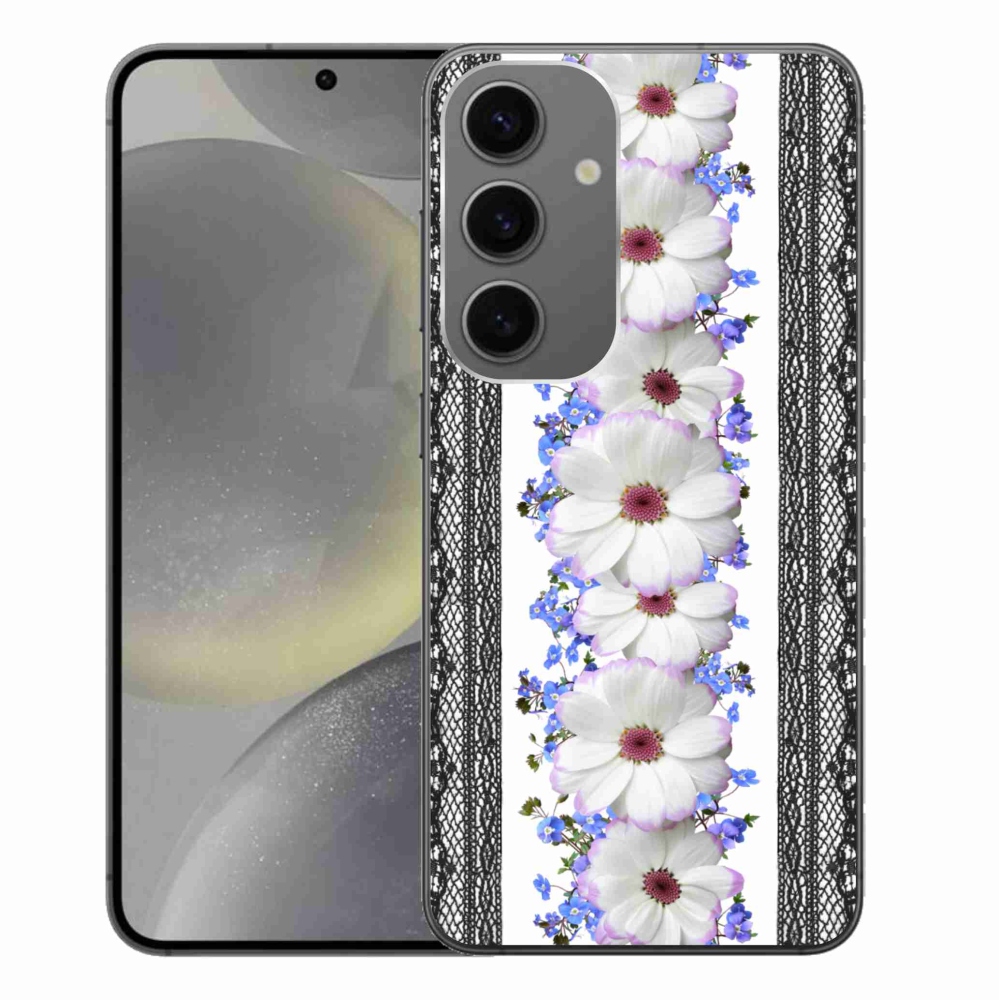 Gél borító mmCase Samsung Galaxy S24+ - virágok 8