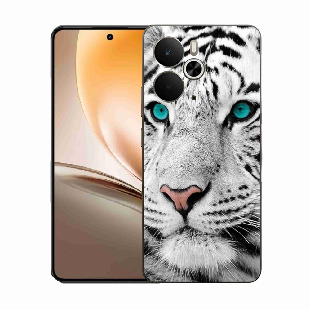 Gél borítás mmCase a Realme 14 5G készülékhez - fehér tigris