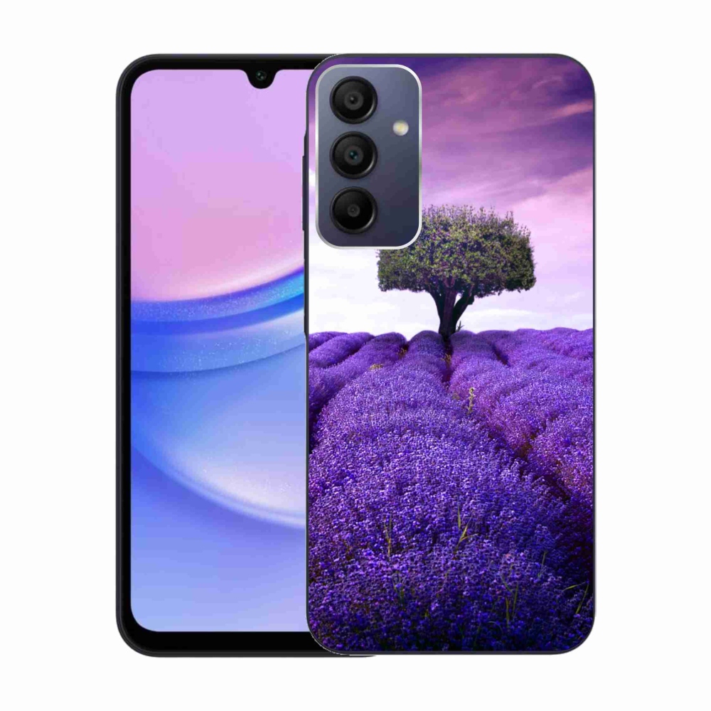 Gél védőhuzat mmCase Samsung Galaxy A15 4G/5G készülékhez - levendula réten
