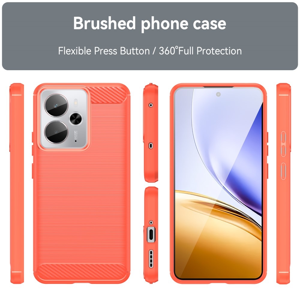 Szénálló zselés tok a Realme 14 5G/14T 5G készülékhez - piros