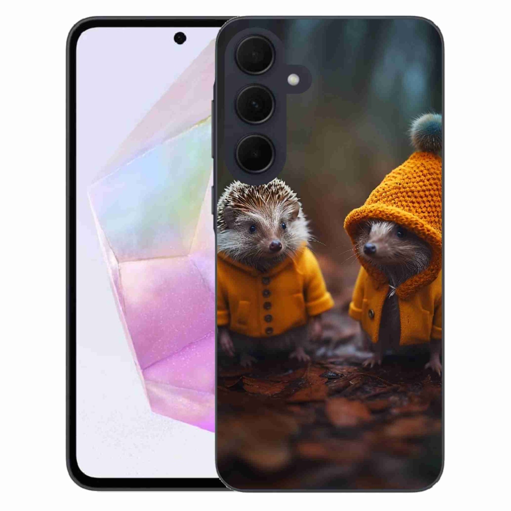 Gél védőhuzat mmCase Samsung Galaxy A35 5G - süni