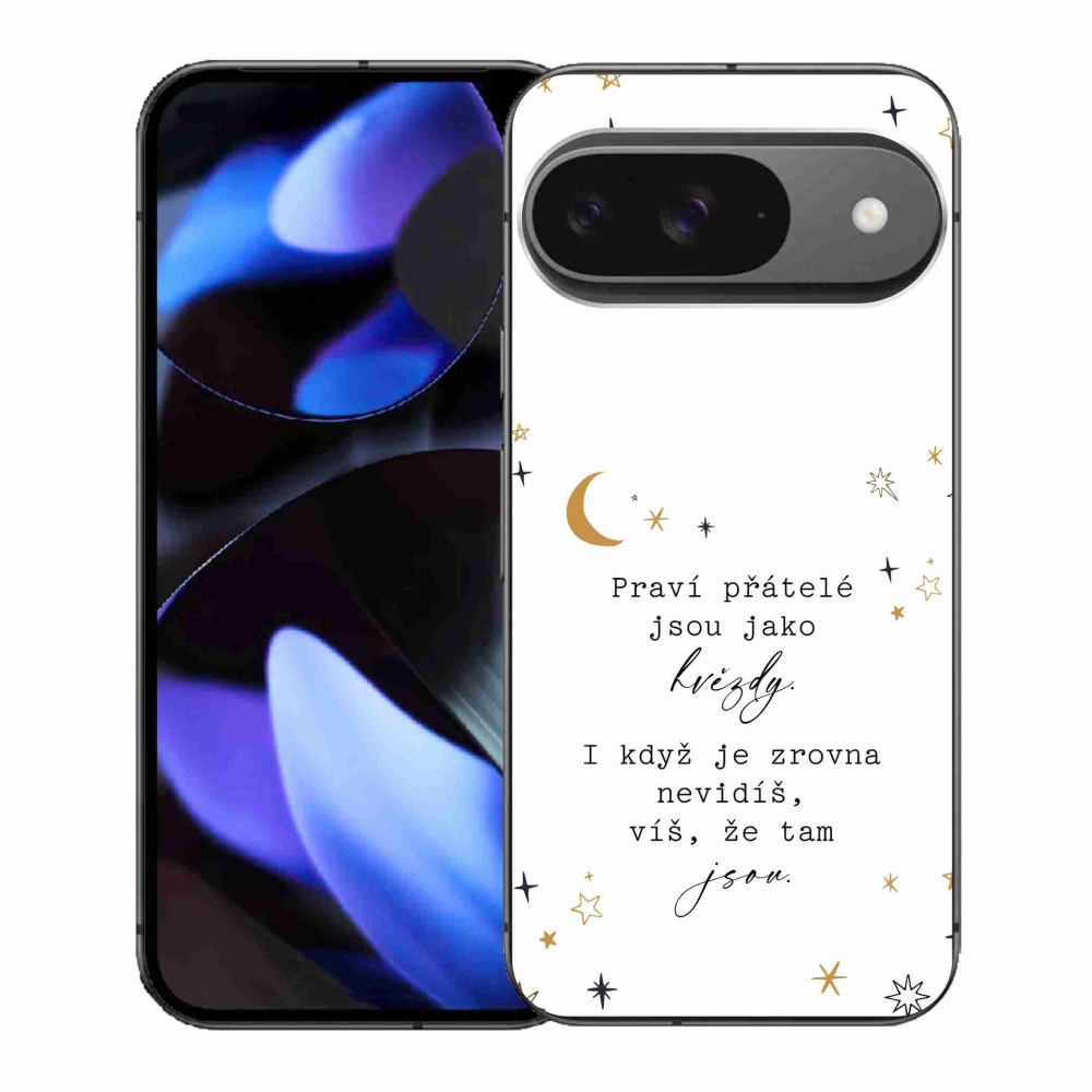 Gél borítás mmCase a Google Pixel 9/9 Pro számára - Idézet 6 fehér háttér