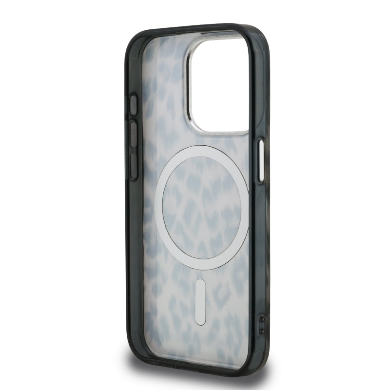Karl Lagerfeld IML Leopard Leopard MagSafe hátlap iPhone 15 Pro barna színű készülékhez
