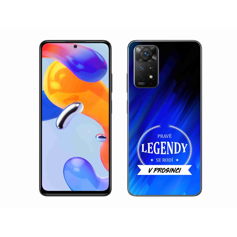Gél borítás mmCase a Xiaomi Redmi Note 11 Pro 4G/5G - legendás decemberi kék háttérrel