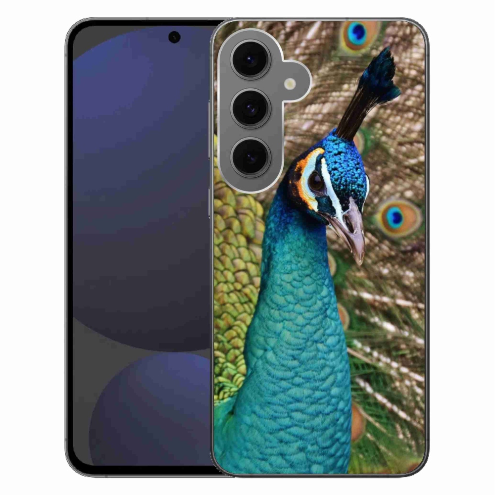 Gél védőhuzat mmCase Samsung Galaxy S24 FE készülékhez - páva