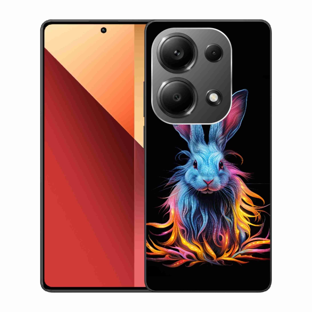Gél borítás mmCase a Xiaomi Redmi Note 13 Pro 4G/Poco M6 Pro számára - absztrakt nyúl