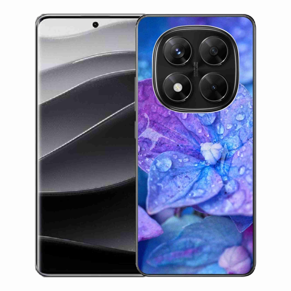 Gél borítás mmCase a Xiaomi Redmi Note 14 Pro 5G/Poco X7 5G számára - lila virág