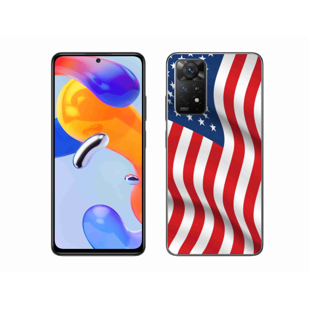 Gél borítás mmCase a Xiaomi Redmi Note 11 Pro 4G/5G - USA zászlóhoz