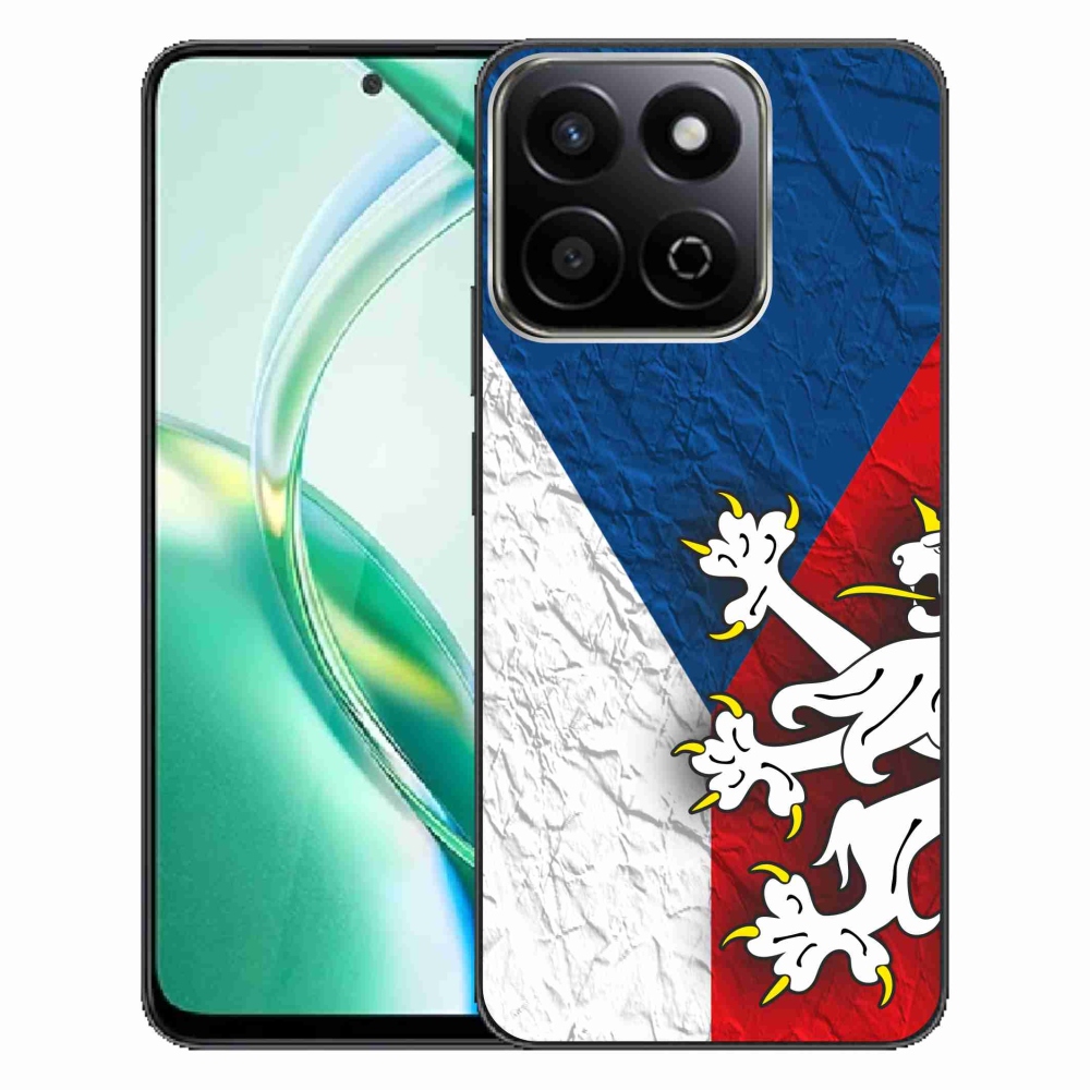 Zselés borító mmCase a Honor 200 Smart 5G számára - cseh zászló 1