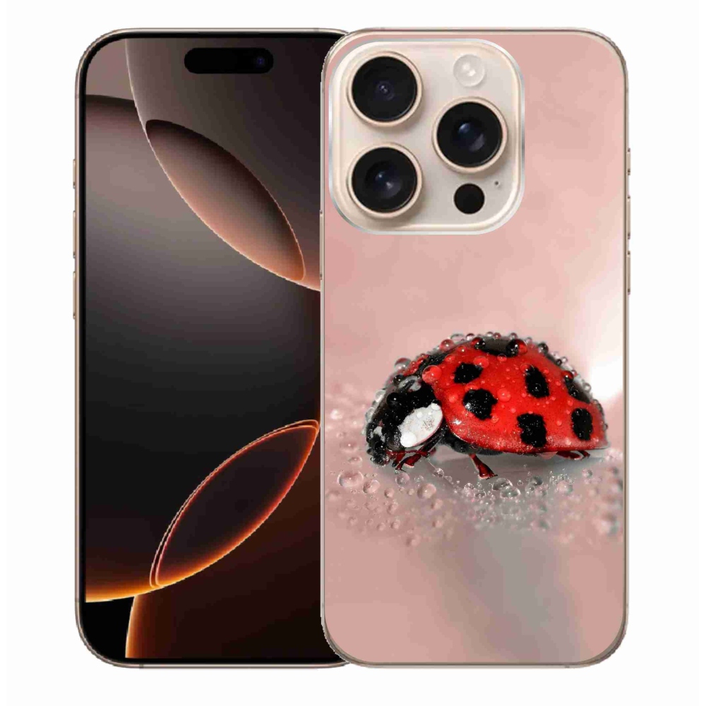 Zselés borítás mmCase iPhone 16 Pro Max készülékhez - katicabogár