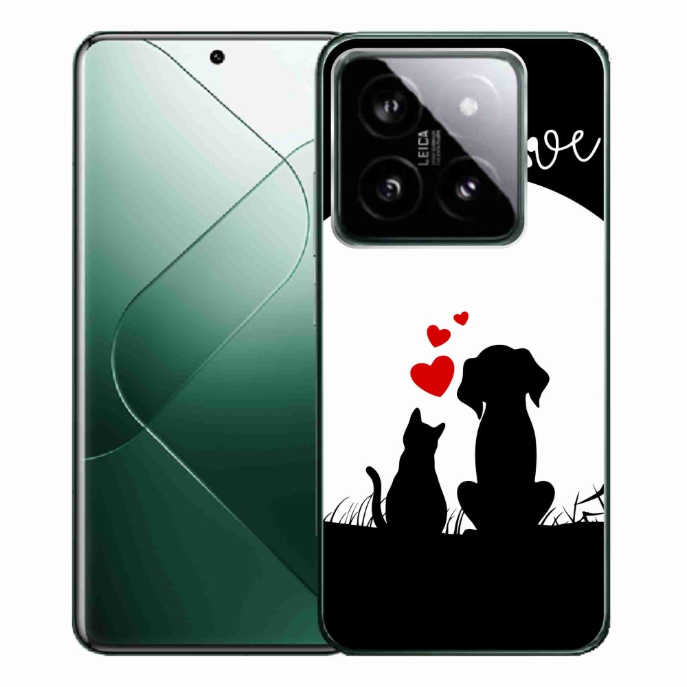 Gél tok mmCase a Xiaomi 14 Pro-hoz - állati szeretet