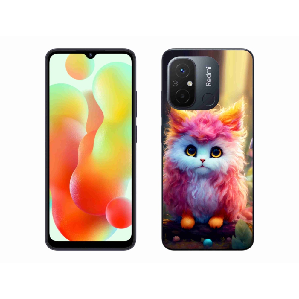 Gél borító mmCase a Xiaomi Redmi 12C-hez - aranyos cica 5