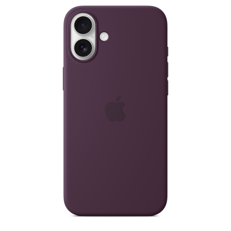 MYYD3ZM/A Apple szilikon borító, beleértve a. Magsafe az iPhone 16 Plus készülékhez Plum