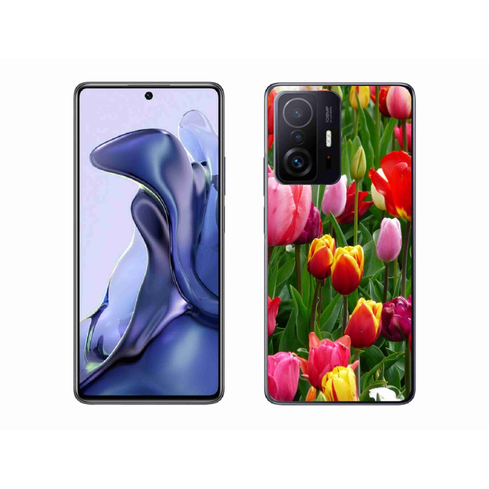 Gél borítás mmCase a Xiaomi 11T-hez - tulipánok