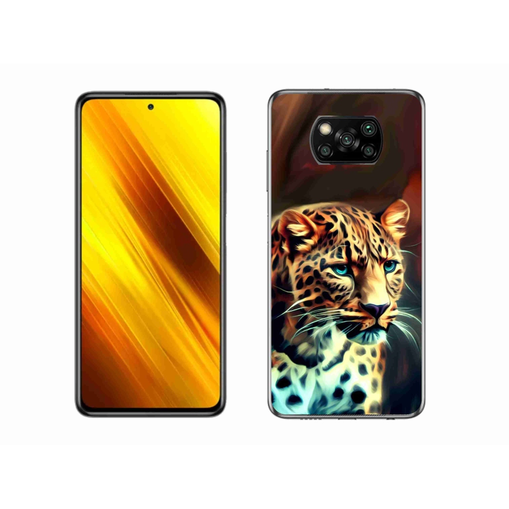 Gél borítás mmCase a Xiaomi Poco X3 Pro készülékhez - leopárd