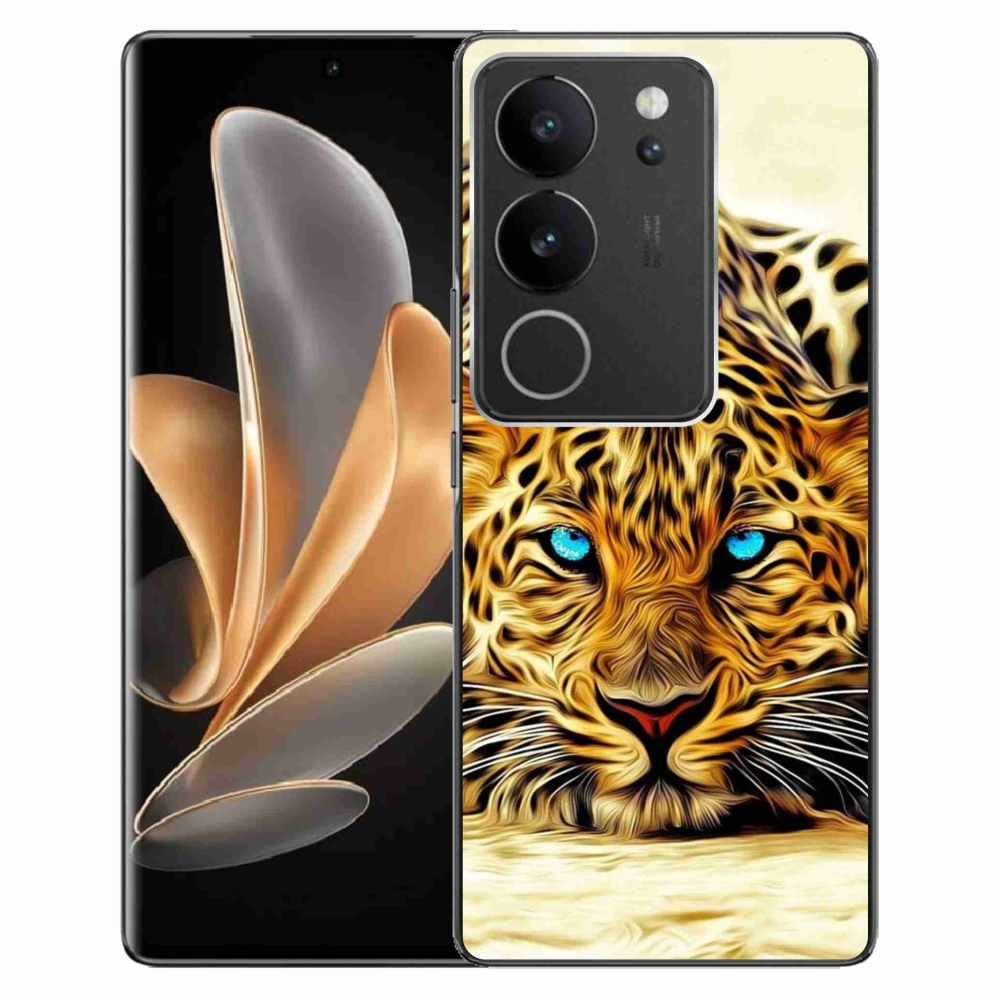Gél borító mmCase a Vivo V29 5G készülékhez - rajzfilm tigris