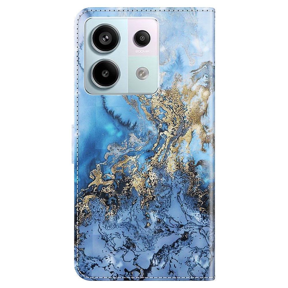 Nyomtatott könyv tok Xiaomi Redmi Note 13 Pro 5G/Poco X6 5G - absztrakt minta