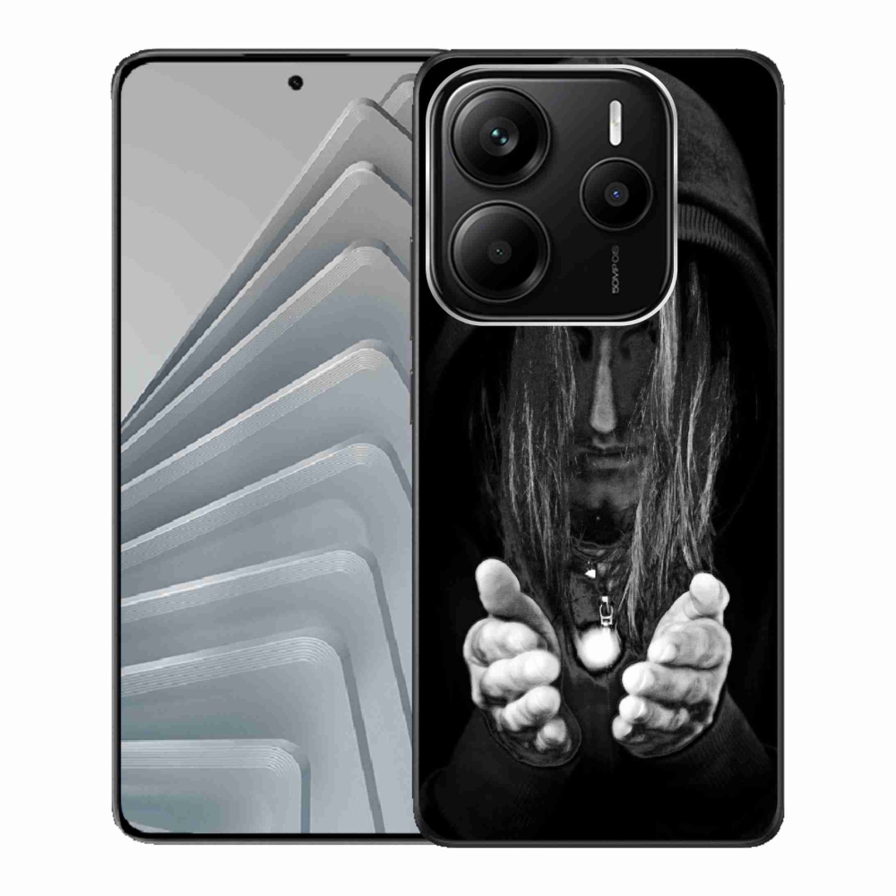 Gél borítás mmCase a Xiaomi Redmi Note 14 5G számára - titokzatos személy