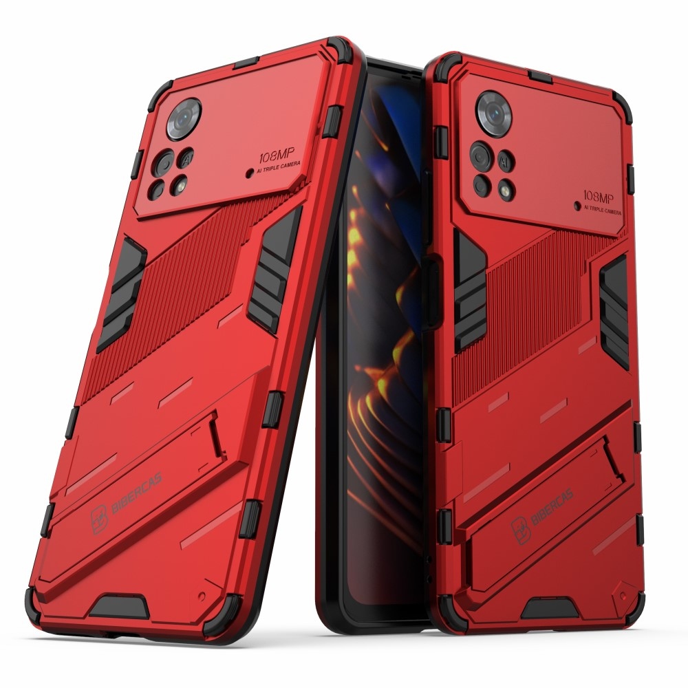 Tartós borító Xiaomi Poco X4 Pro 5G - piros