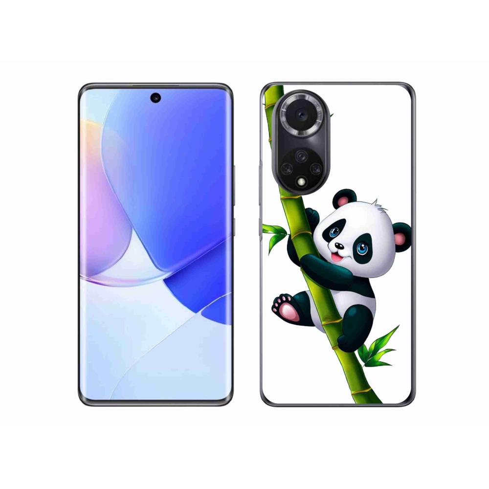 Gél borító mmCase a Huawei Nova 9-hez - panda a bambuszon