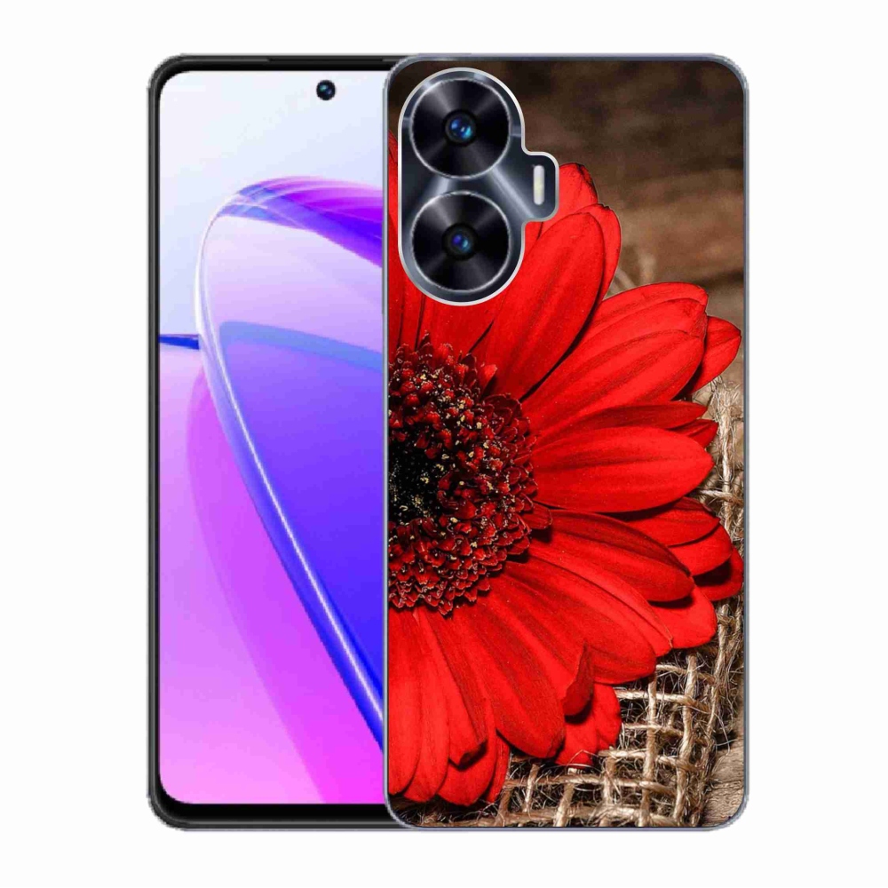 Gél borítás mmCase a Realme C55 készülékhez - gerbera