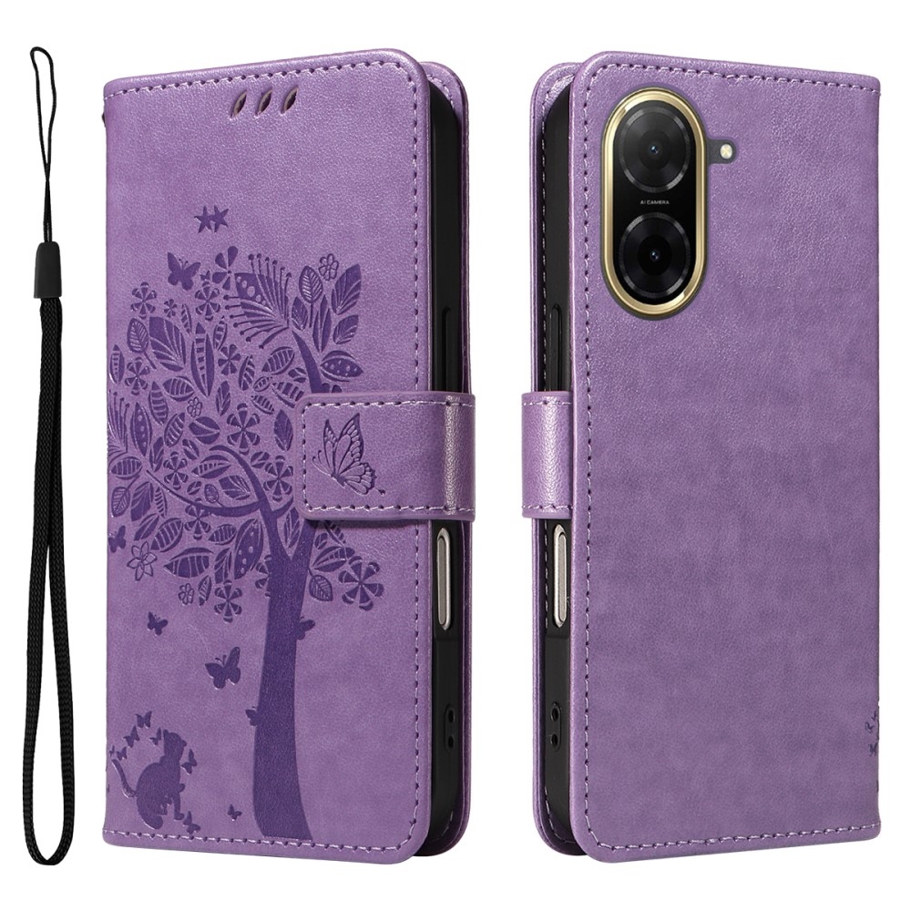 Fák könyve tok Xiaomi Redmi A5 (173.45x79.35x8.45mm) - világos lila