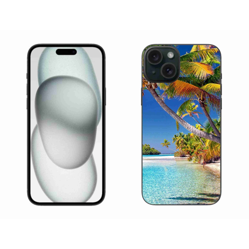 Gél tok mmCase iPhone 15 Plus készülékhez - tengerpart