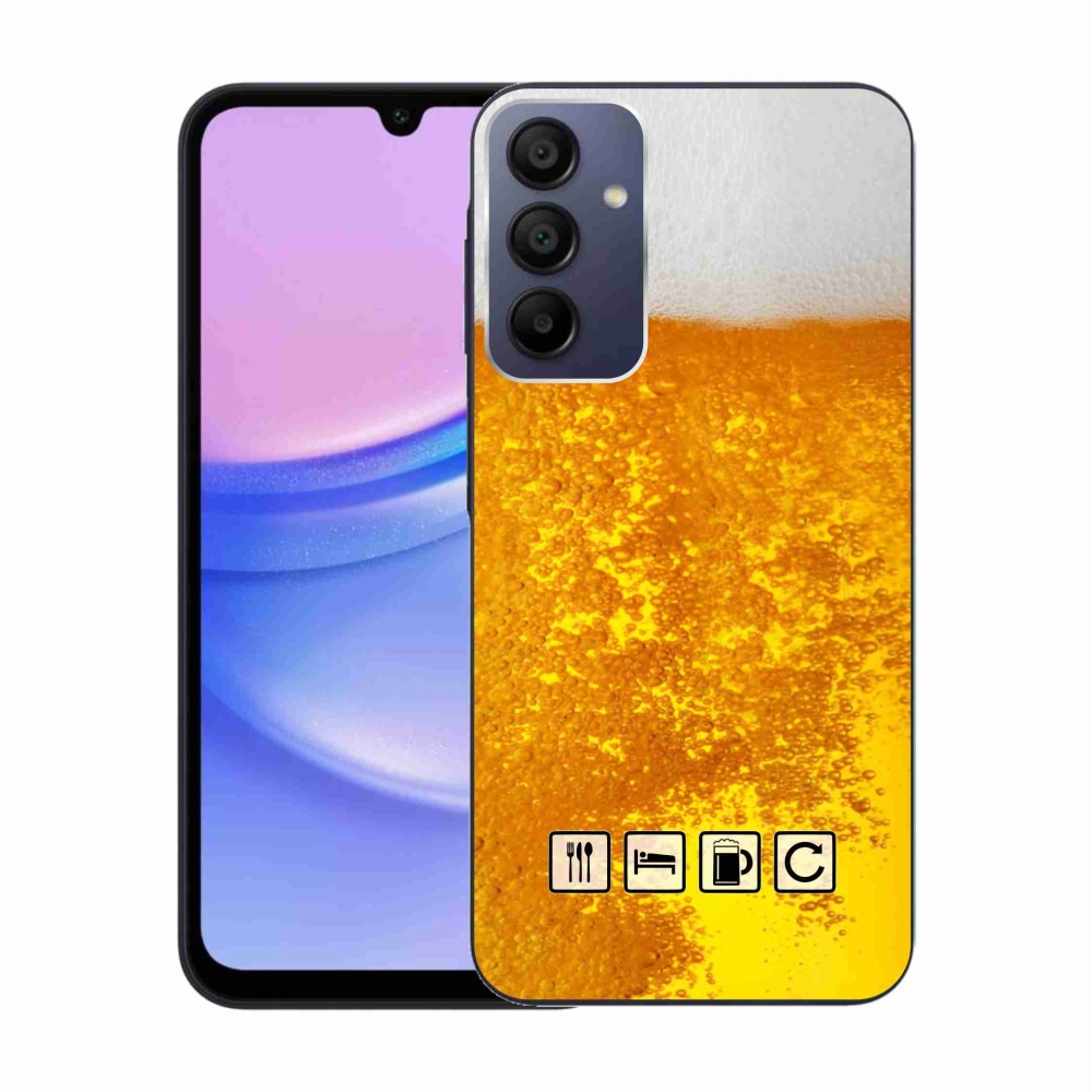 Gél borítás mmCase Samsung Galaxy A15 4G/5G - sör motívum 3
