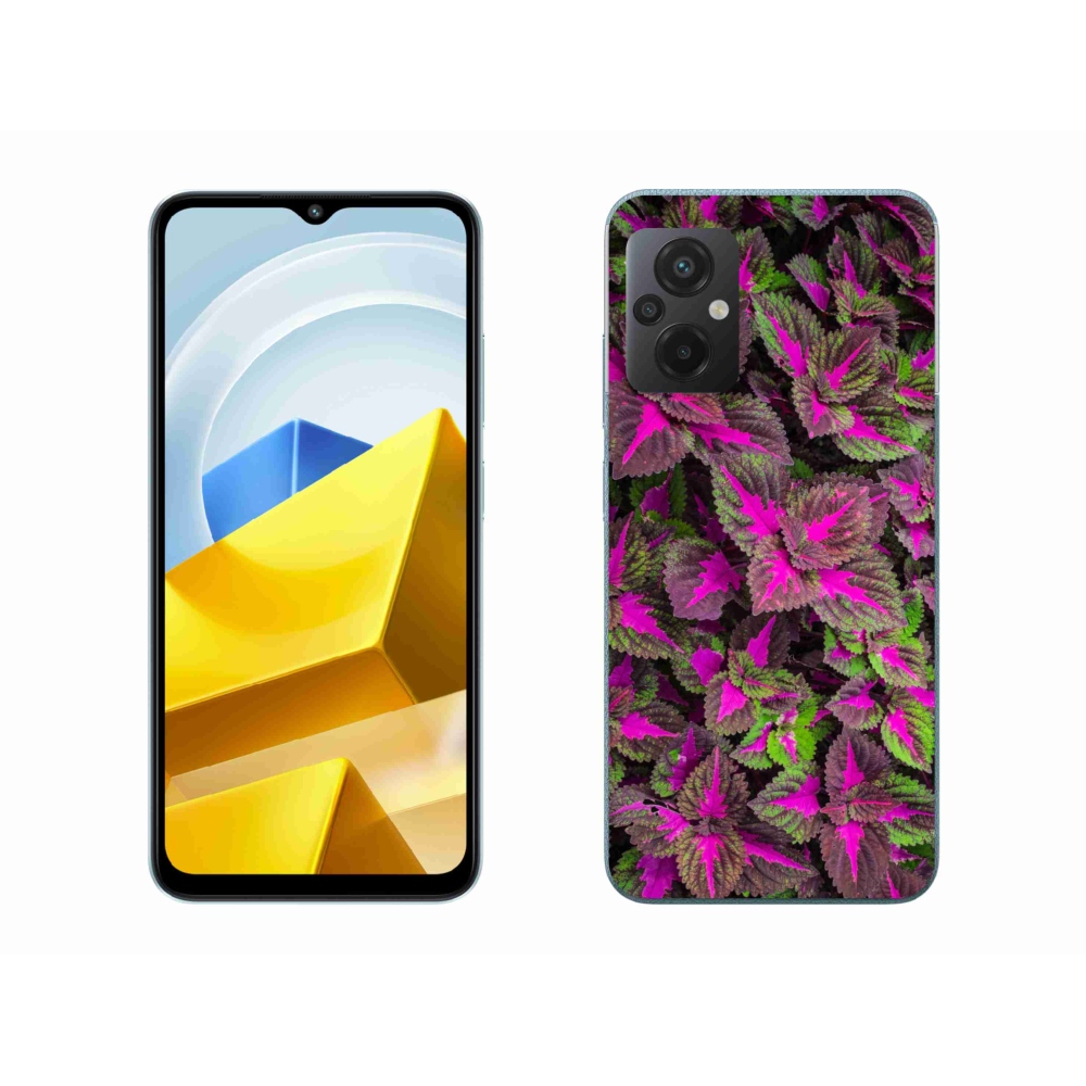 Gél borító mmCase a Xiaomi Poco M5 4G-hez - virág 10