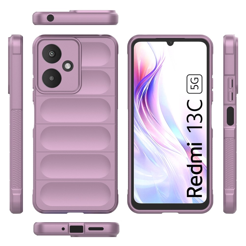 Rugg tartós zselés tok Xiaomi Redmi 13C 5G - világos lila
