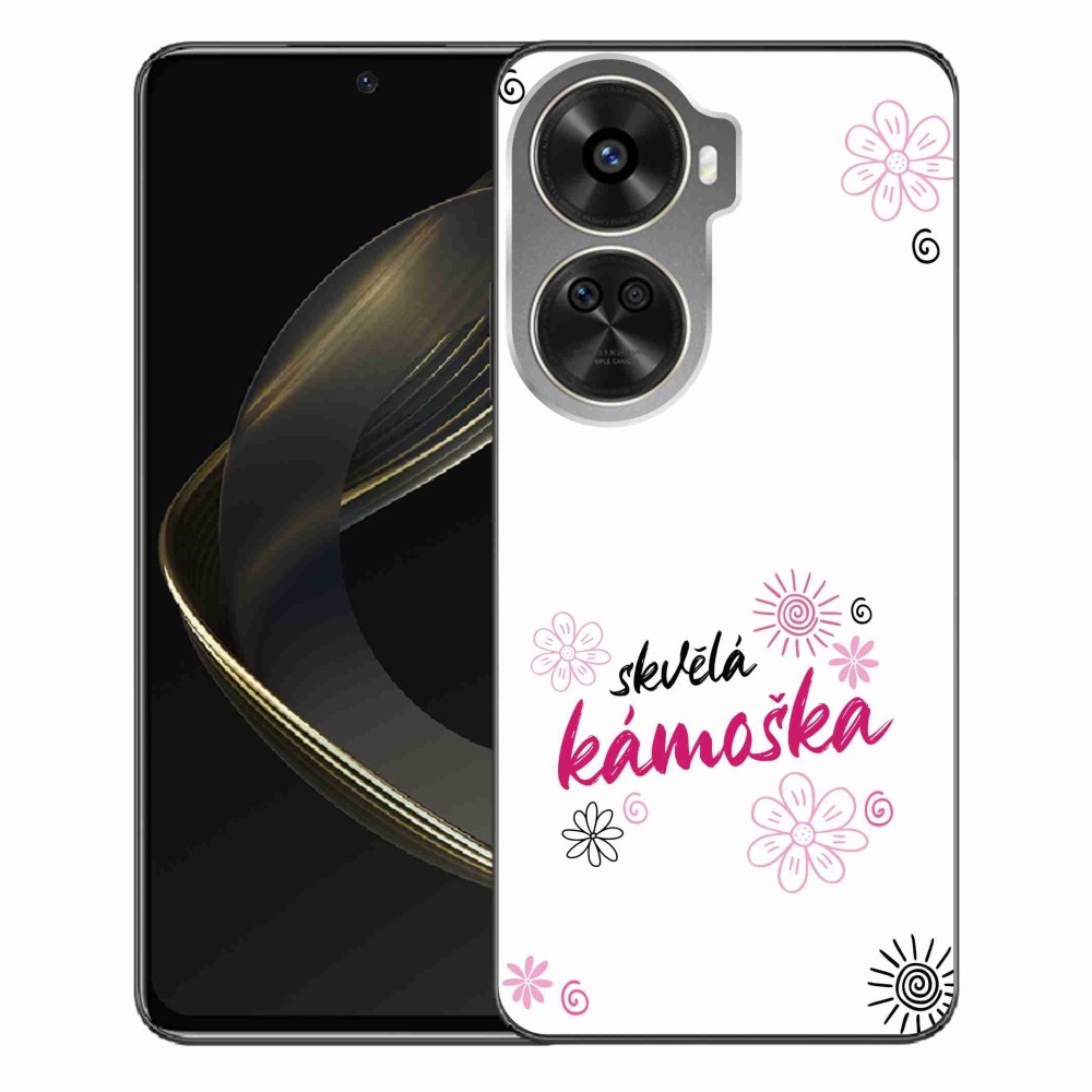 Gél borítás mmCase a Huawei Nova 12 SE-n - nagyszerű haver fehér háttérrel