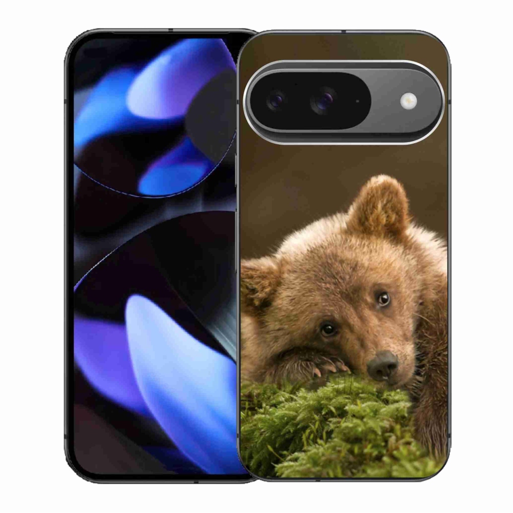 Zselés borítás mmCase a Google Pixel 9/9 Pro számára - medve